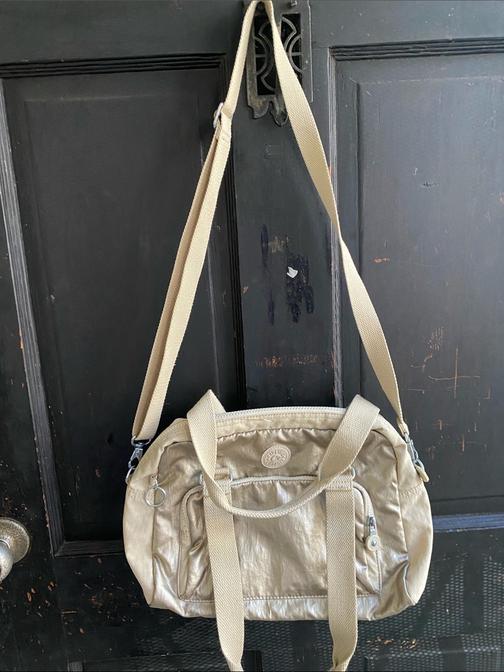 Kipling Taupe Crossbody Shoulder Bag